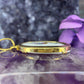 18 karaat gouden porselein hanger