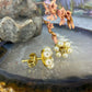 14 karaat gouden parel oorknoppen