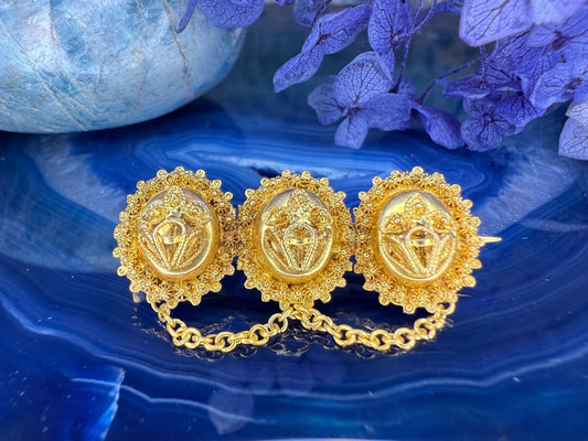 18 karaat gouden broche