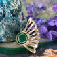 Zilveren ring met chrysopraas