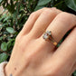 14 karaat gouden ring met toermalijn en diamant