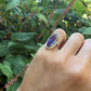 8 karaat amethist ring