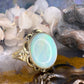14 karaat gouden opaal ring