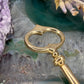 14 karaat gouden sleutel hanger