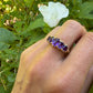 9 karaat amethist ring