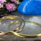 14 karaat gouden tricolor ring