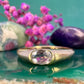 9 karaat gouden ring met aquamarijn