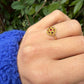 18 karaat gouden granaat ring