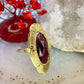 14 karaat gouden ring met granaat