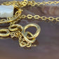 18 karaat gouden klaver ketting