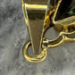 14 karaat gouden groene topaas hanger