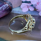 14 karaat gouden granaat ring