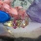9 karaat roze topaas ring