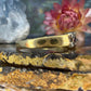 14 karaat gouden ring met edelstenen en diamanten