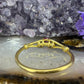 18 karaat gouden robijn en diamant ring