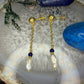18 karaat gouden parel oorbellen