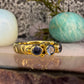 14 karaat gouden spinel ring