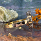 14 karaat gouden ring met citrien diamant