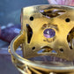 18 karaat gouden robijn ring