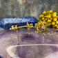 14 karaat gouden klaver oorknoppen