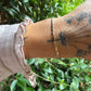 14 karaat gouden schakel armband