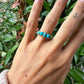 9 karaat turkoois ring