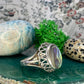 Zilveren ring met paua schelp