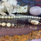 14 karaat witgouden parel armband