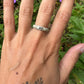 Zilveren ring met saffier