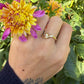 14 karaat gouden golf ring