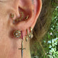 14 karaat gouden diamant oorknoppen