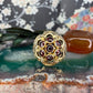 14 karaat gouden granaat ring