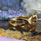 14 karaat gouden opaal ring