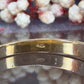 14 karaat gouden ring met saffier en diamant
