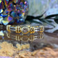 14 karaat geel- en witgouden ring met diamant