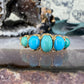 9 karaat turkoois ring