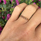 14 karaat gouden ring met bloedkoraal