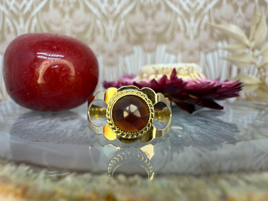 14 karaat gouden pinkring