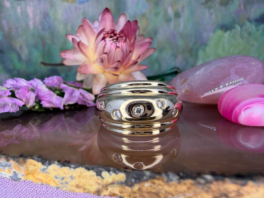 10 karaat dome ring