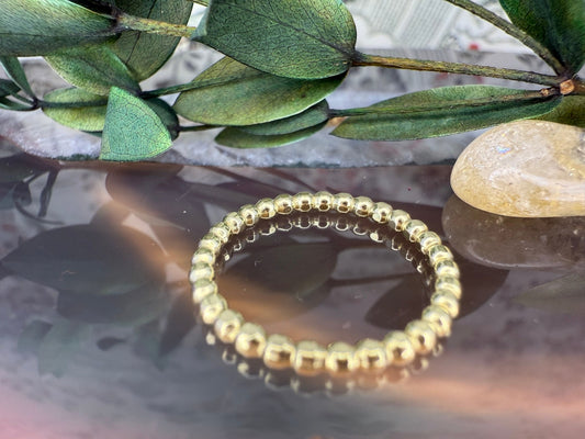 14 karaat gouden aanschuifring