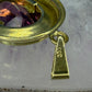 8 karaat hanger met paarse steen