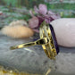 14 karaat gouden amethist ring