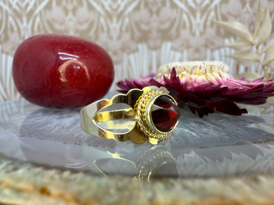 14 karaat gouden pinkring