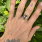 14 karaat gouden korund ring