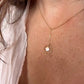 18 karaat gouden klaver ketting