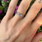 9 karaat ring met amethisten