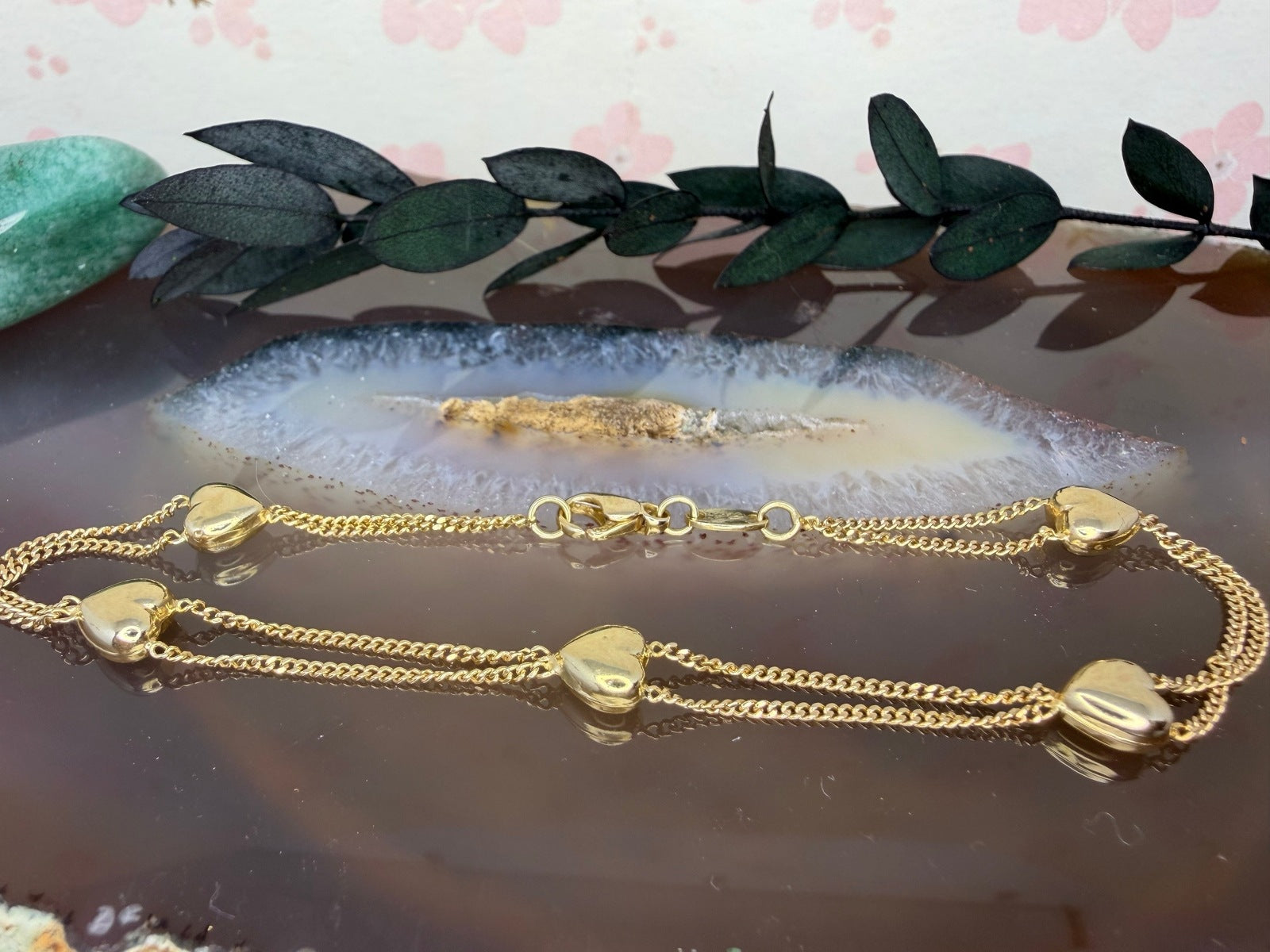 18 karaat hart armband