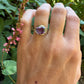 8 karaat amethist ring