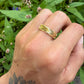 18 karaat gouden gevlochten ring