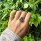 8 karaat amethist ring